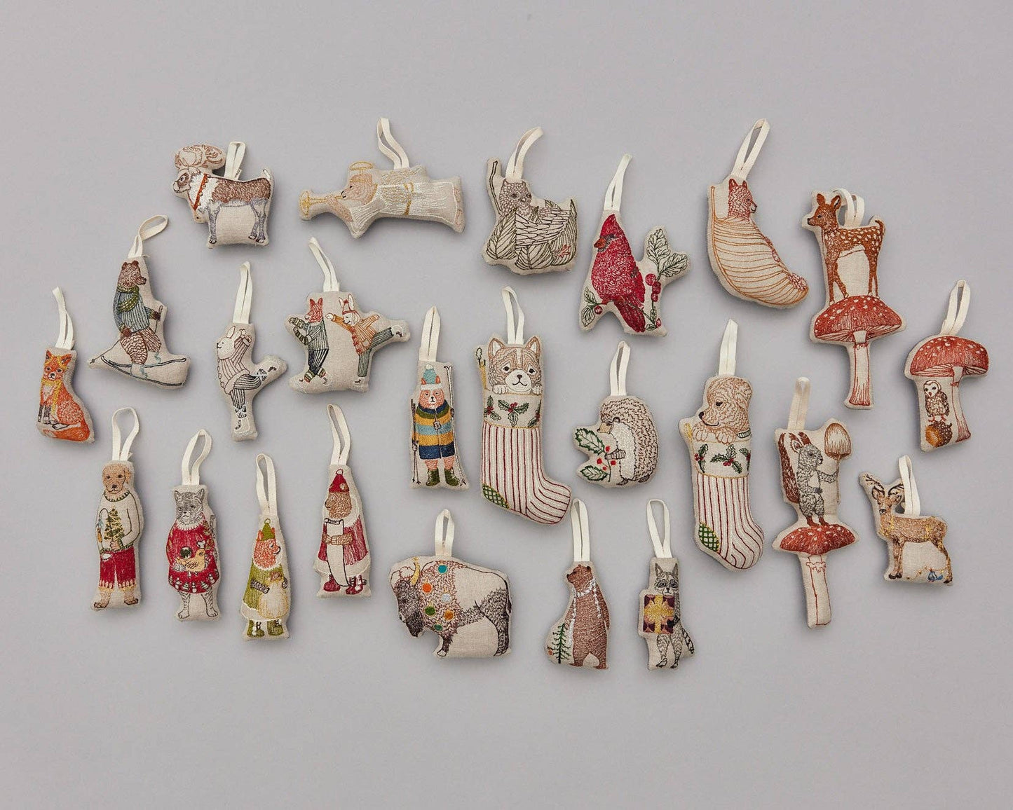 Deer with Mushroom Ornament