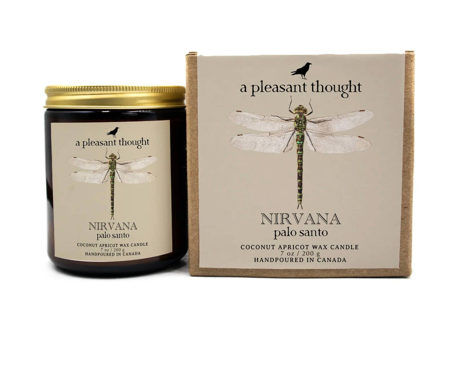 Hand-Poured Coconut Apricot Wax Candle