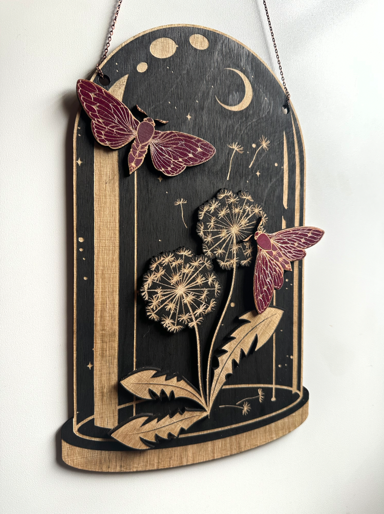 Dandelion Moth Curiosities Dome