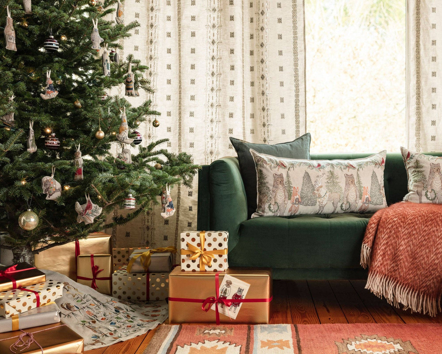 Bison with Ornaments