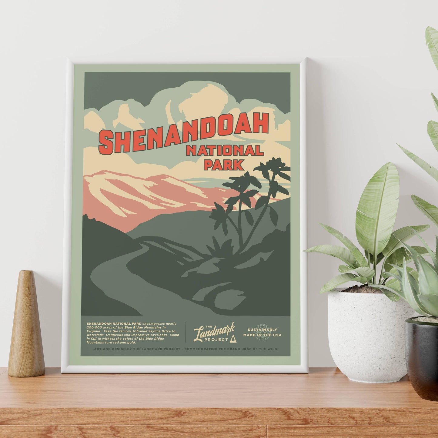 Shenandoah National Park Poster Framed