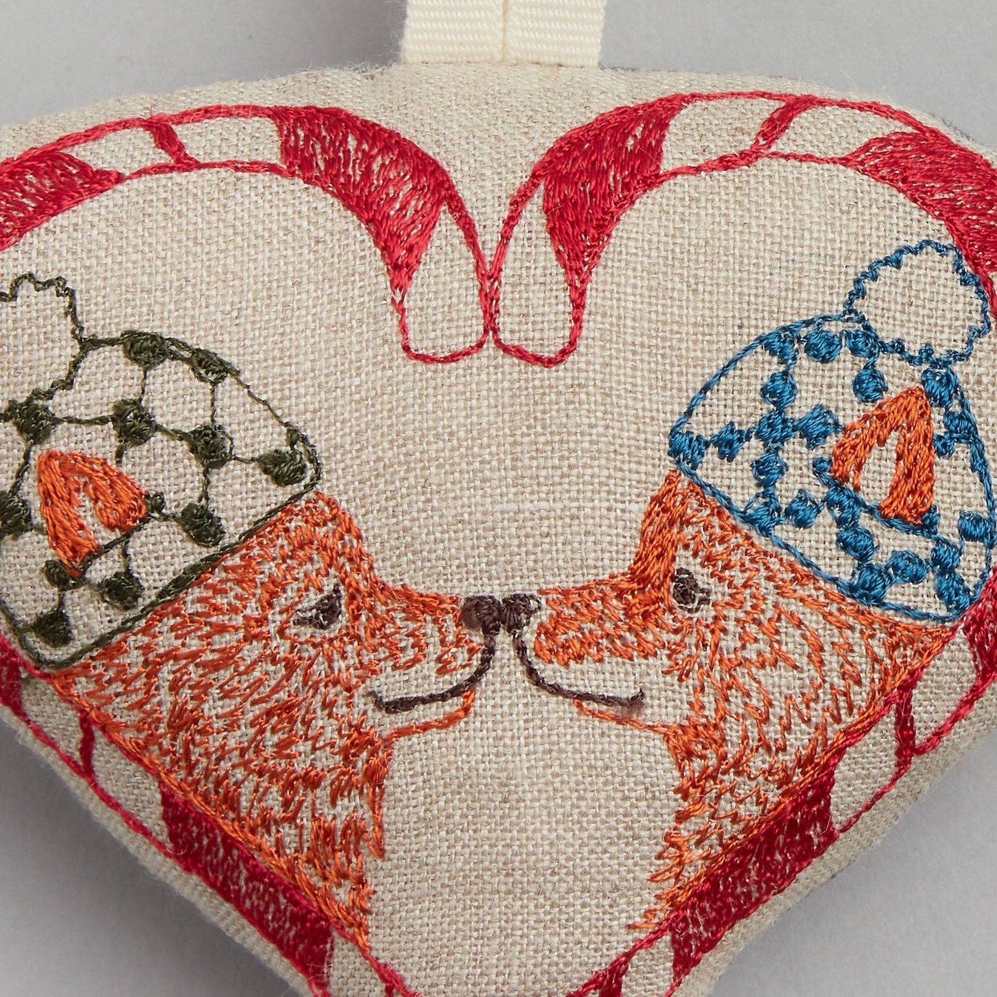 Cozy Foxes Ornament