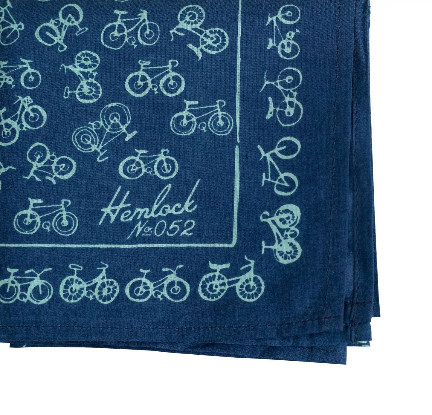 No. 052 Bikes Blue Bandana