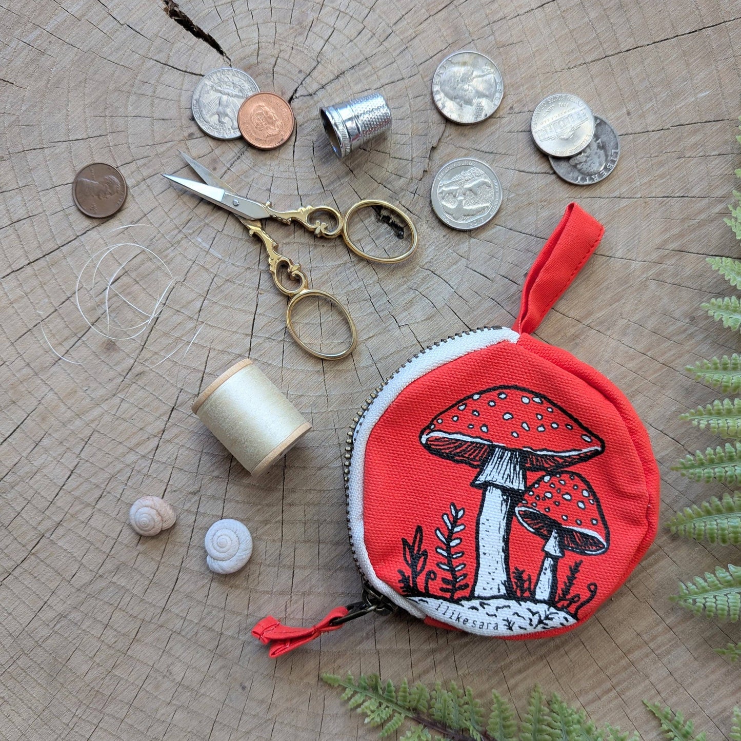 Mushroom Coin Pouch