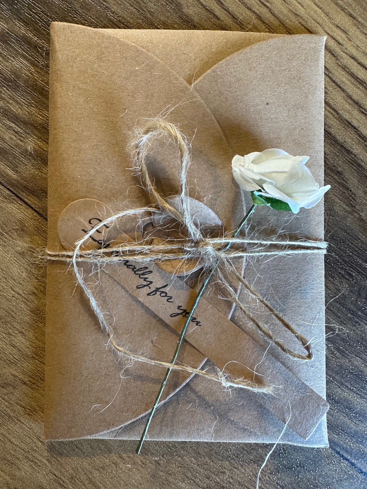 Personal Cards with Dried Flower