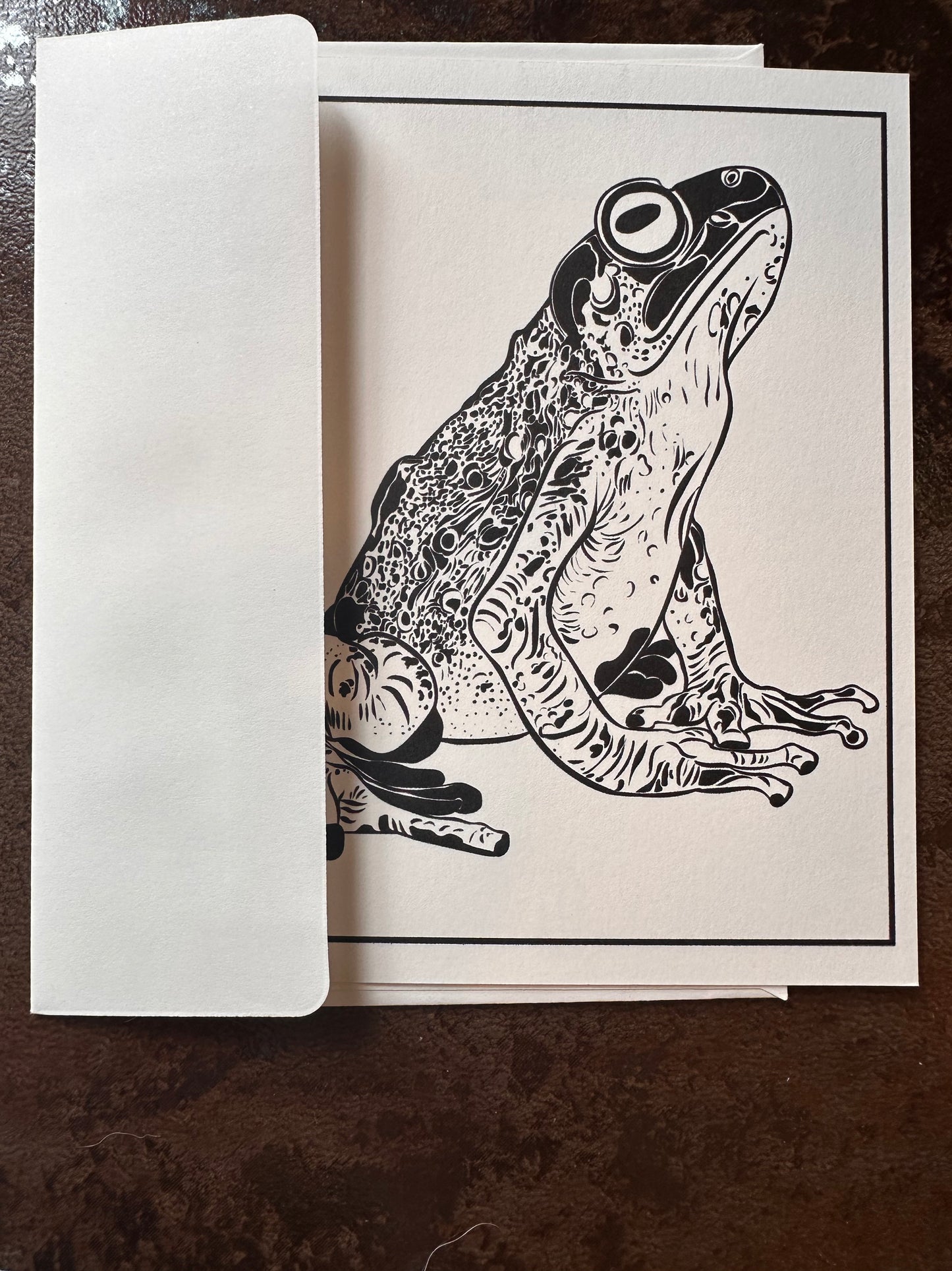 Spring Peeper Notecard