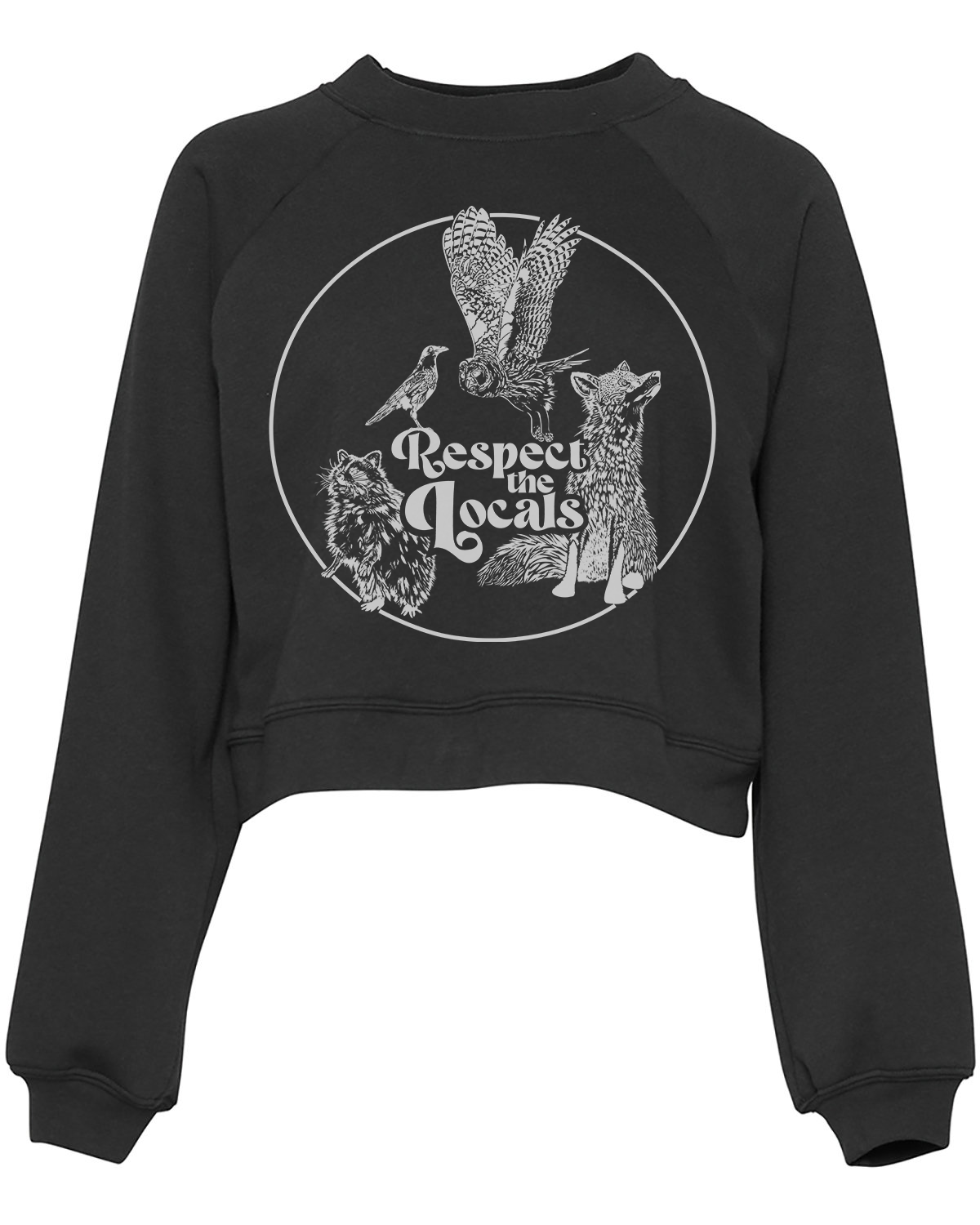 Respect the Locals Crop Sweatshirt