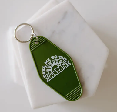Take Me To The Mountains Keychain