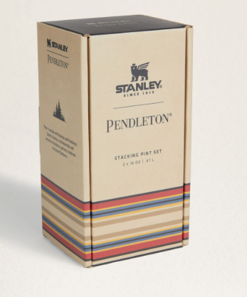 Pendleton Stanley Beer Pint Set