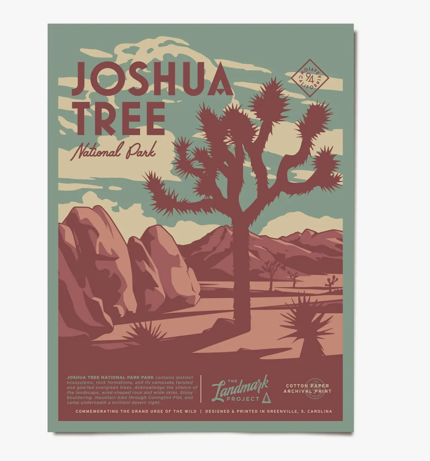 Joshua Tree National Park Poster