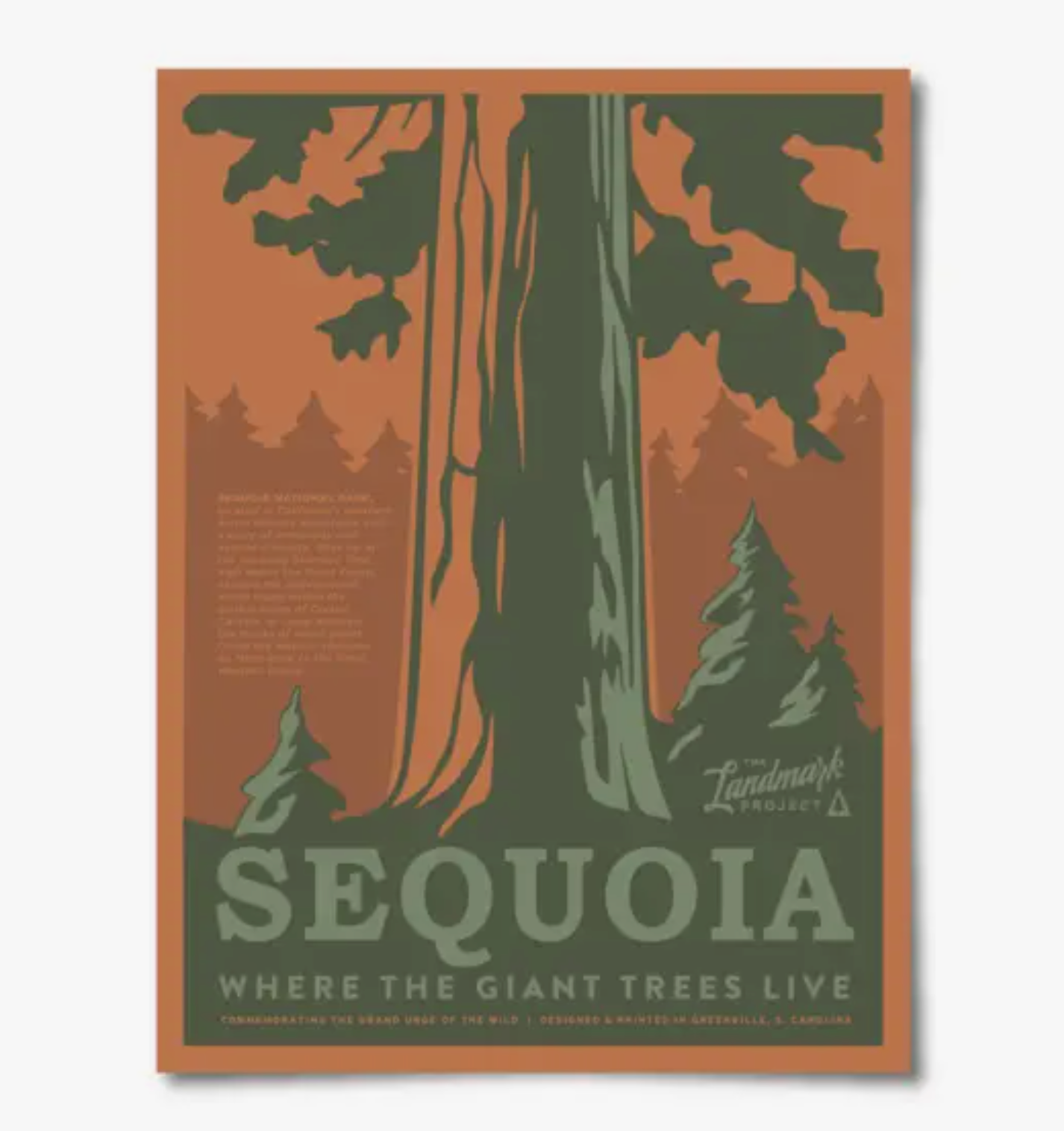 Sequoia National Park Poster
