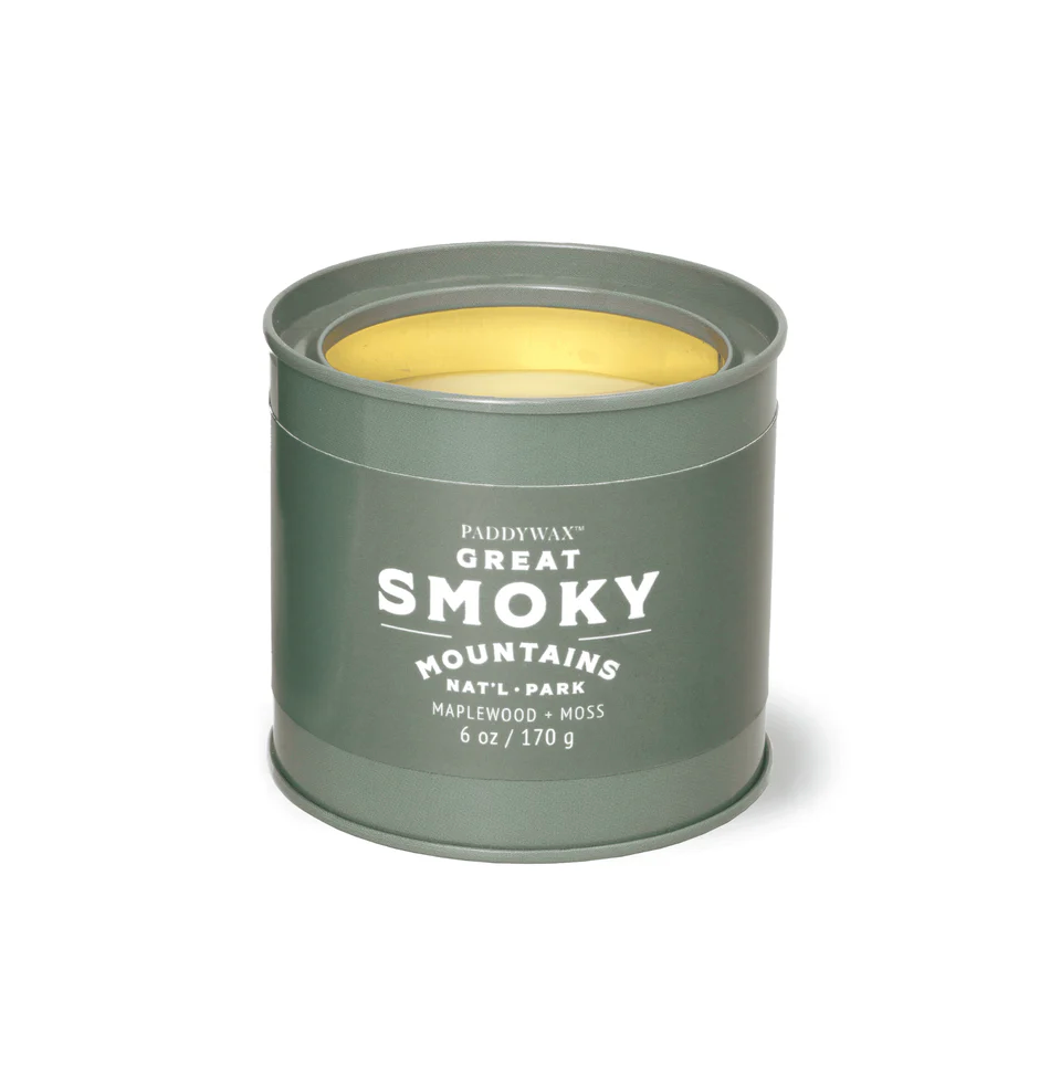 National Parks + Paddywax 6 oz. Woodwick Candle