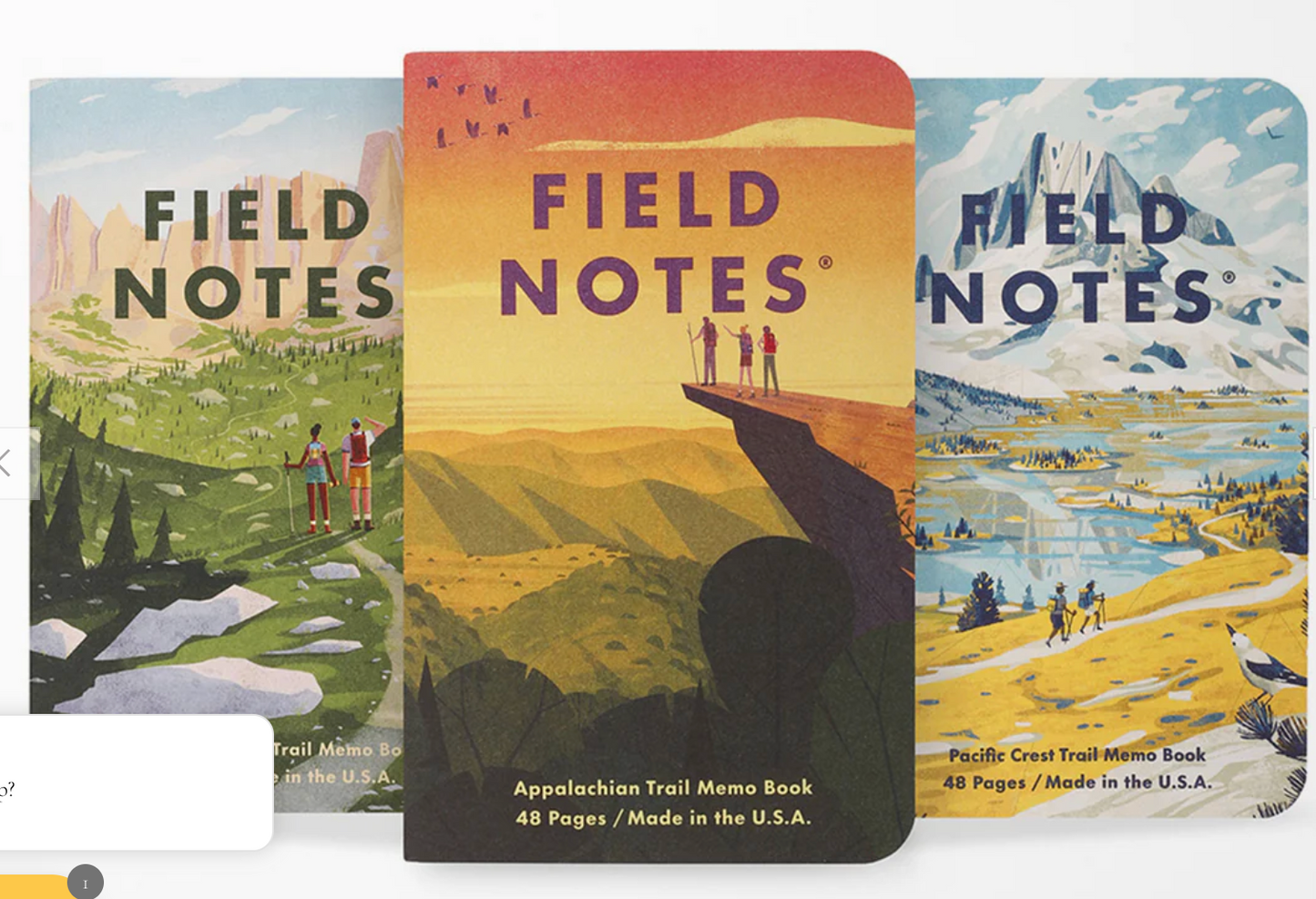 Field Notes Explor America Triple Crown of Hiking Series