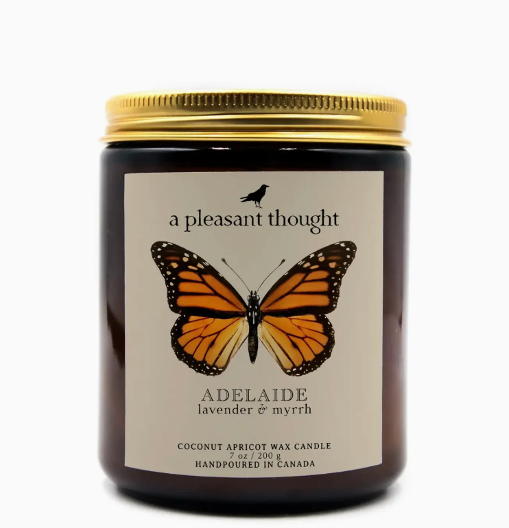 Hand-Poured Coconut Apricot Wax Candle