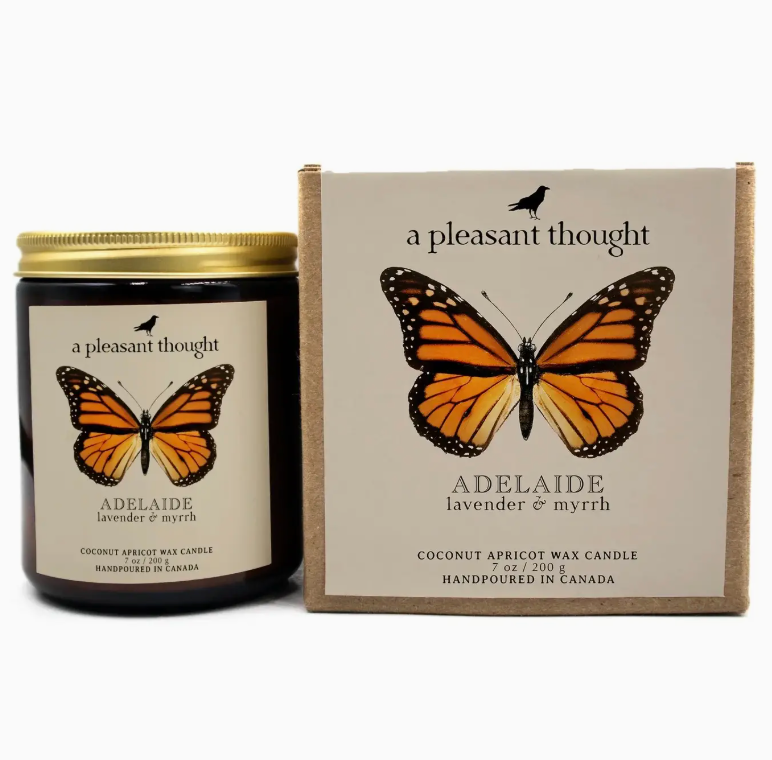 Hand-Poured Coconut Apricot Wax Candle