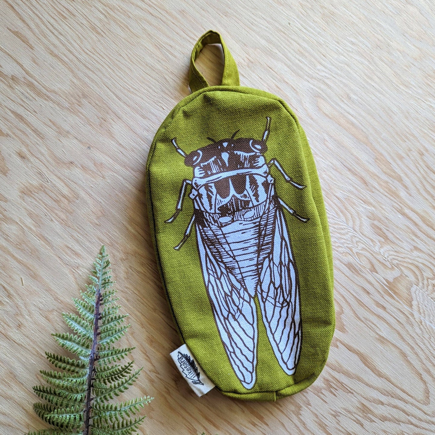 Cicada Zippered Bag