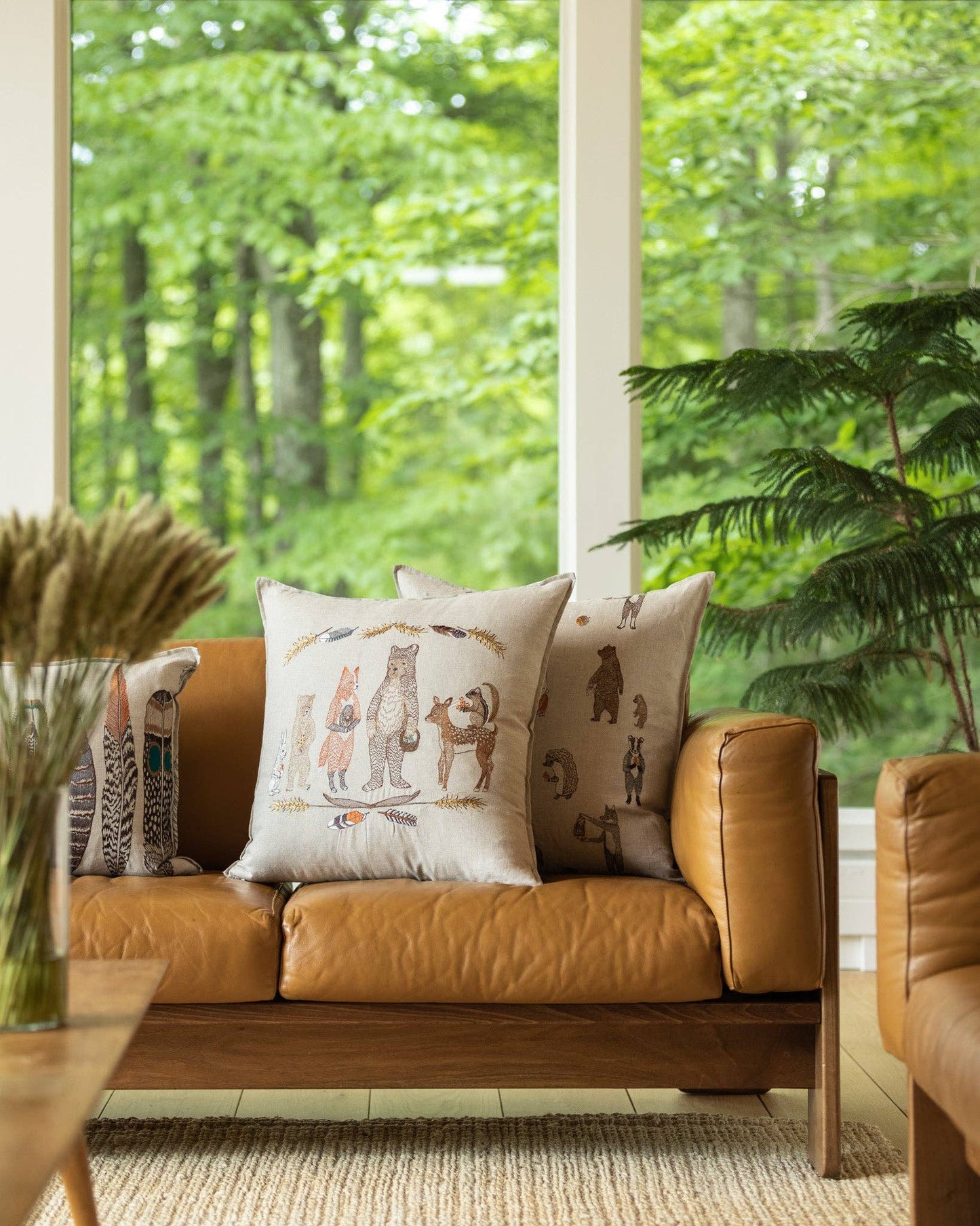 Woodland Welcome Pillow: Pillow Cover with Insert
