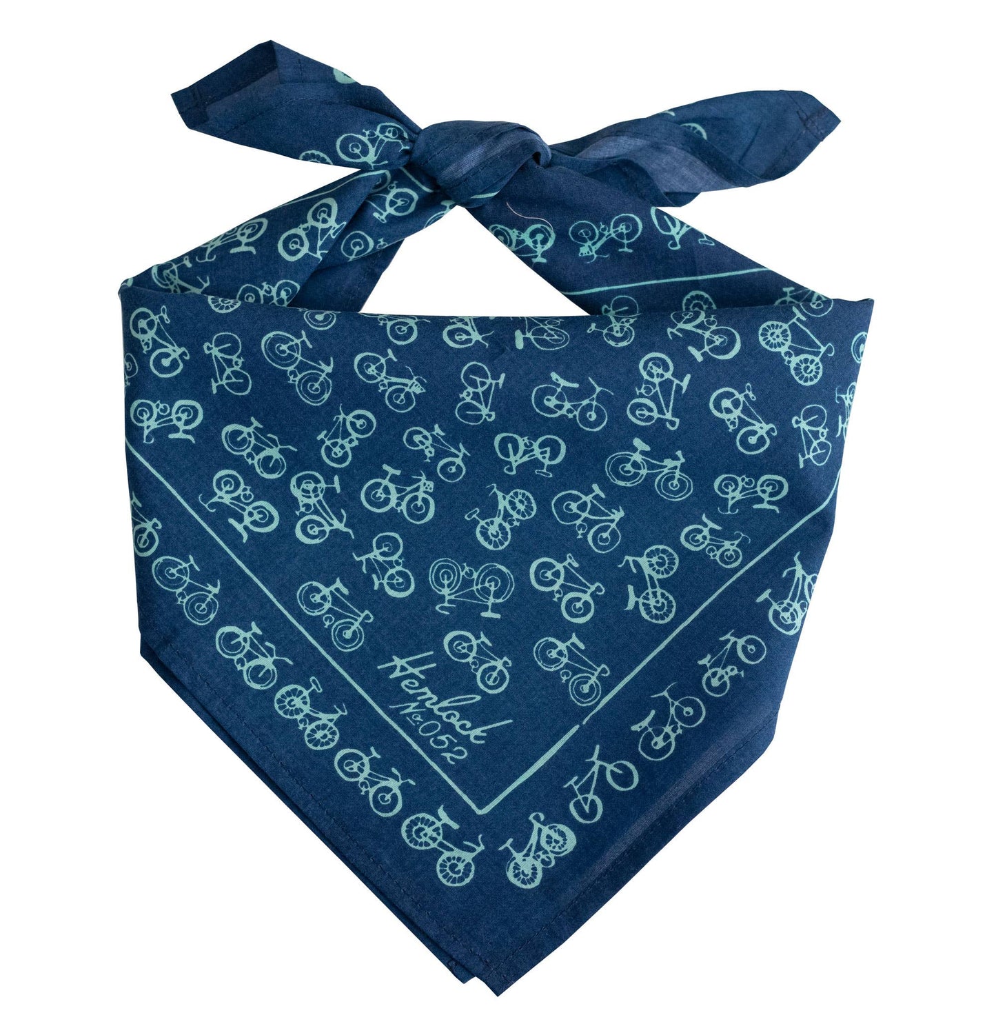 No. 052 Bikes Blue Bandana