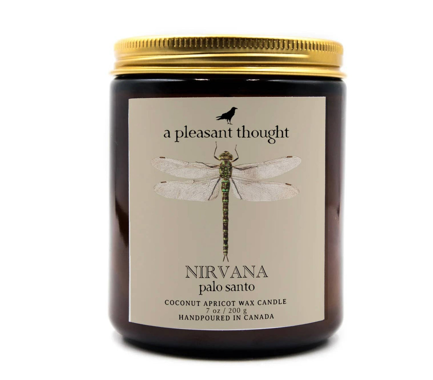 Hand-Poured Coconut Apricot Wax Candle