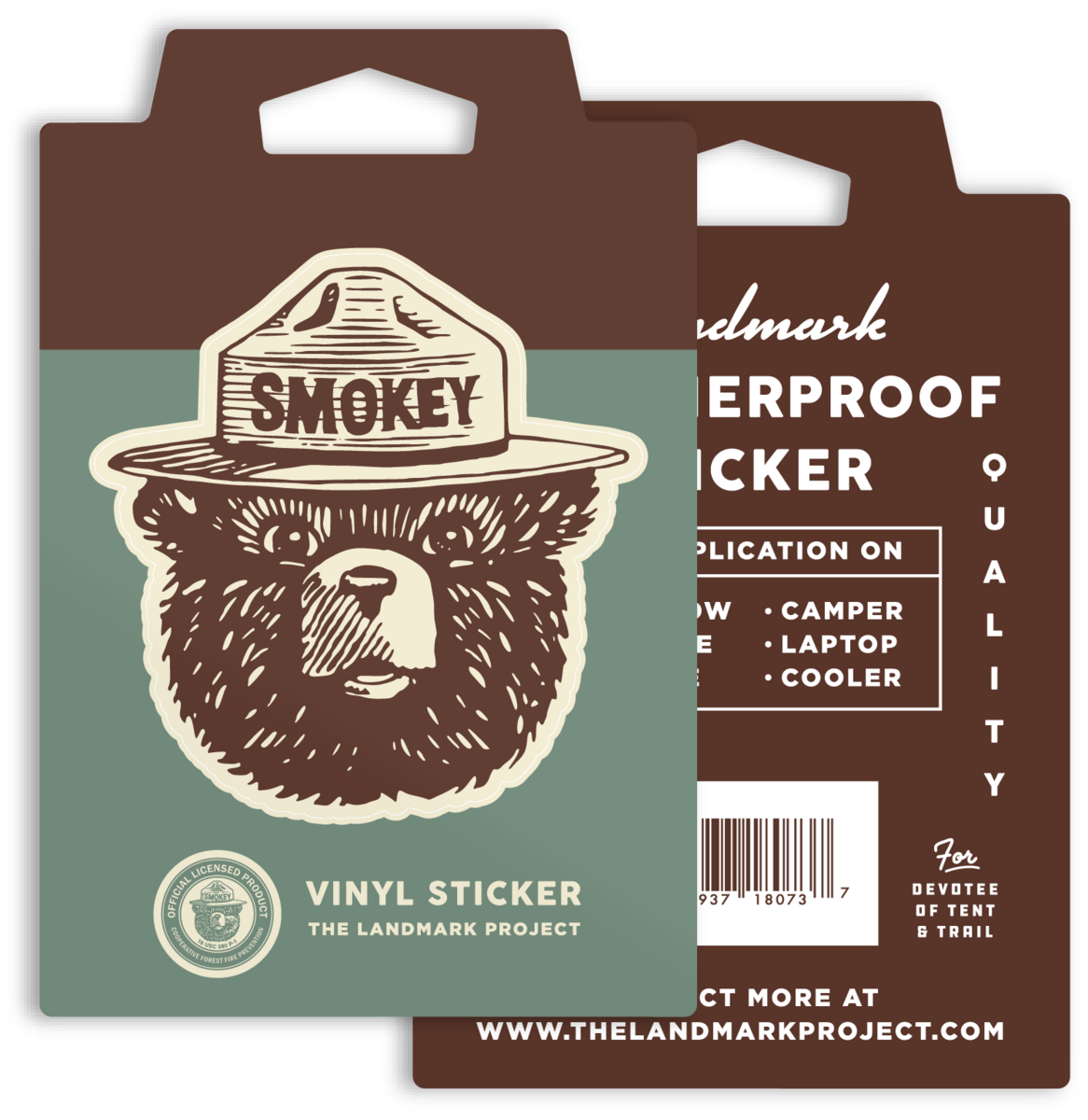 Smokey The Bear Sticker