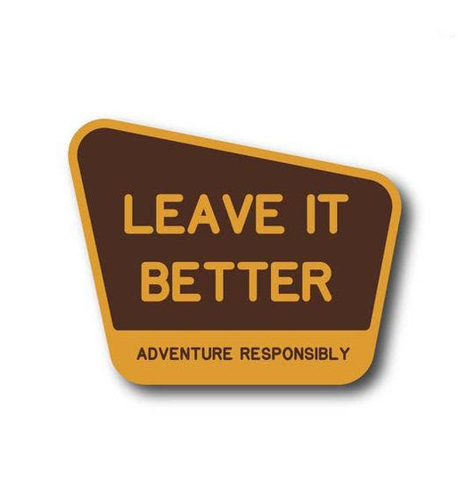 Leave It Better - Forest Sign Sticker