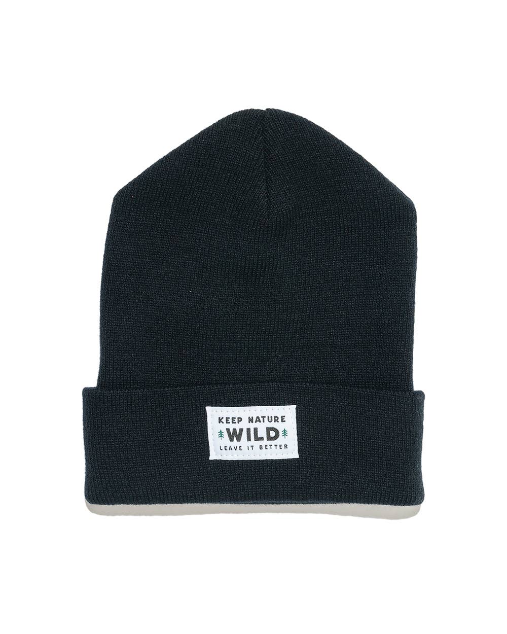 Twin Pines Cuffed Beanie | Black