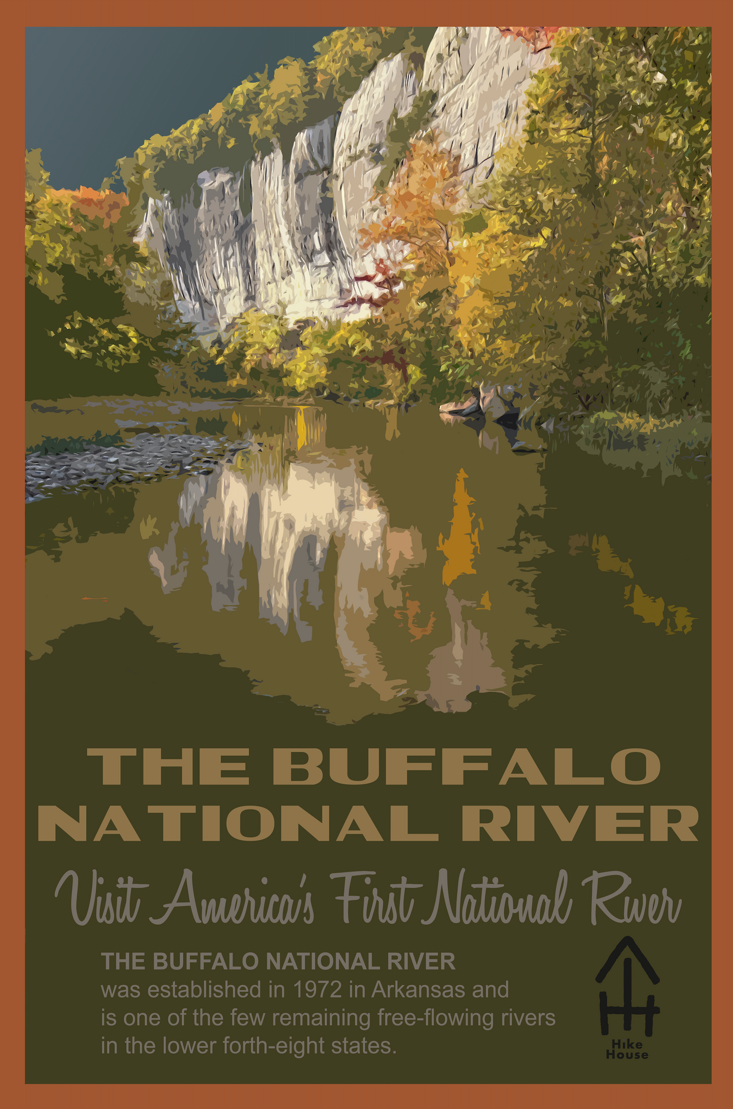 Buffalo National River Sticker