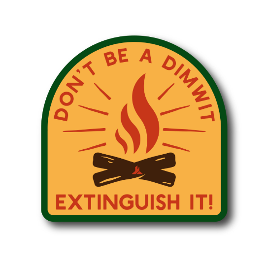 Don't Be A Dimwit Sticker