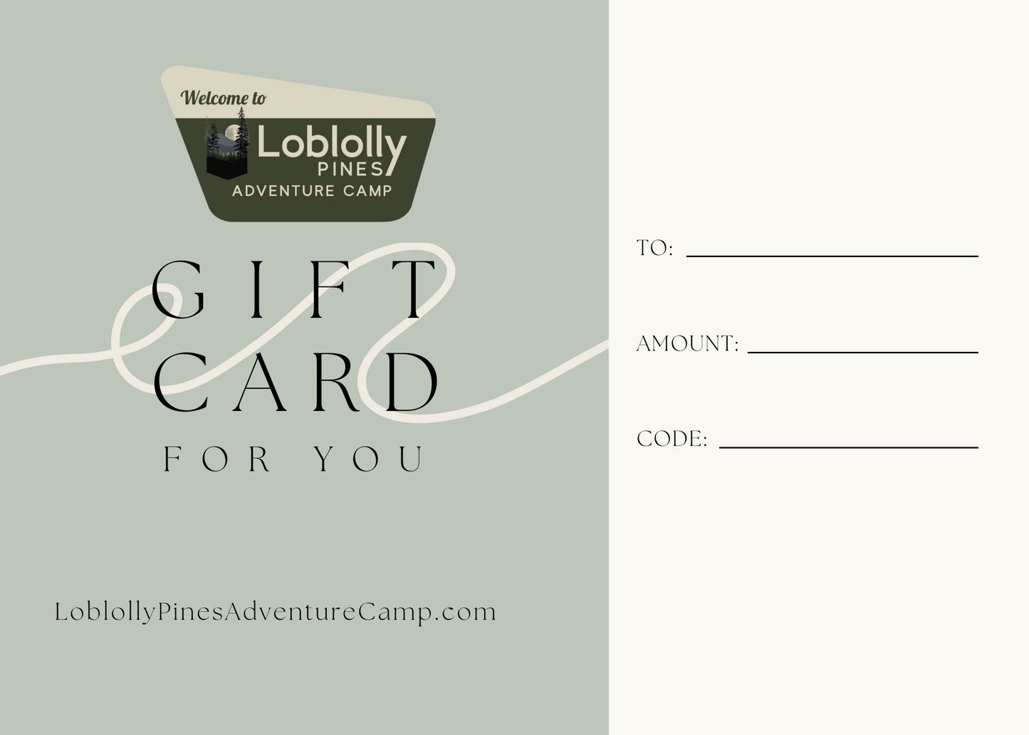 Loblolly Pines Gift Card
