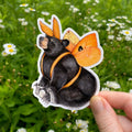 Cute Moth Bear Sticker