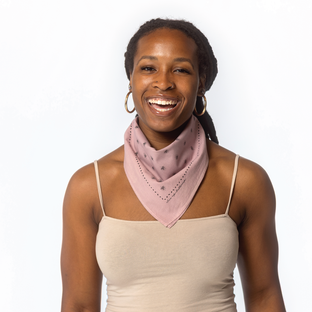 “Chin Up Buttercup” Cotton Bandana