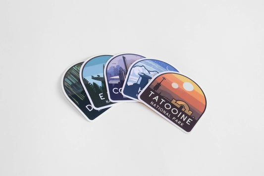 Star Wars National Parks Stickers