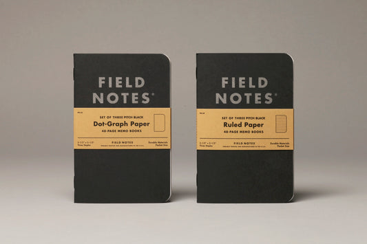 Field Notes Pitch Black Memo Book 3-Pack