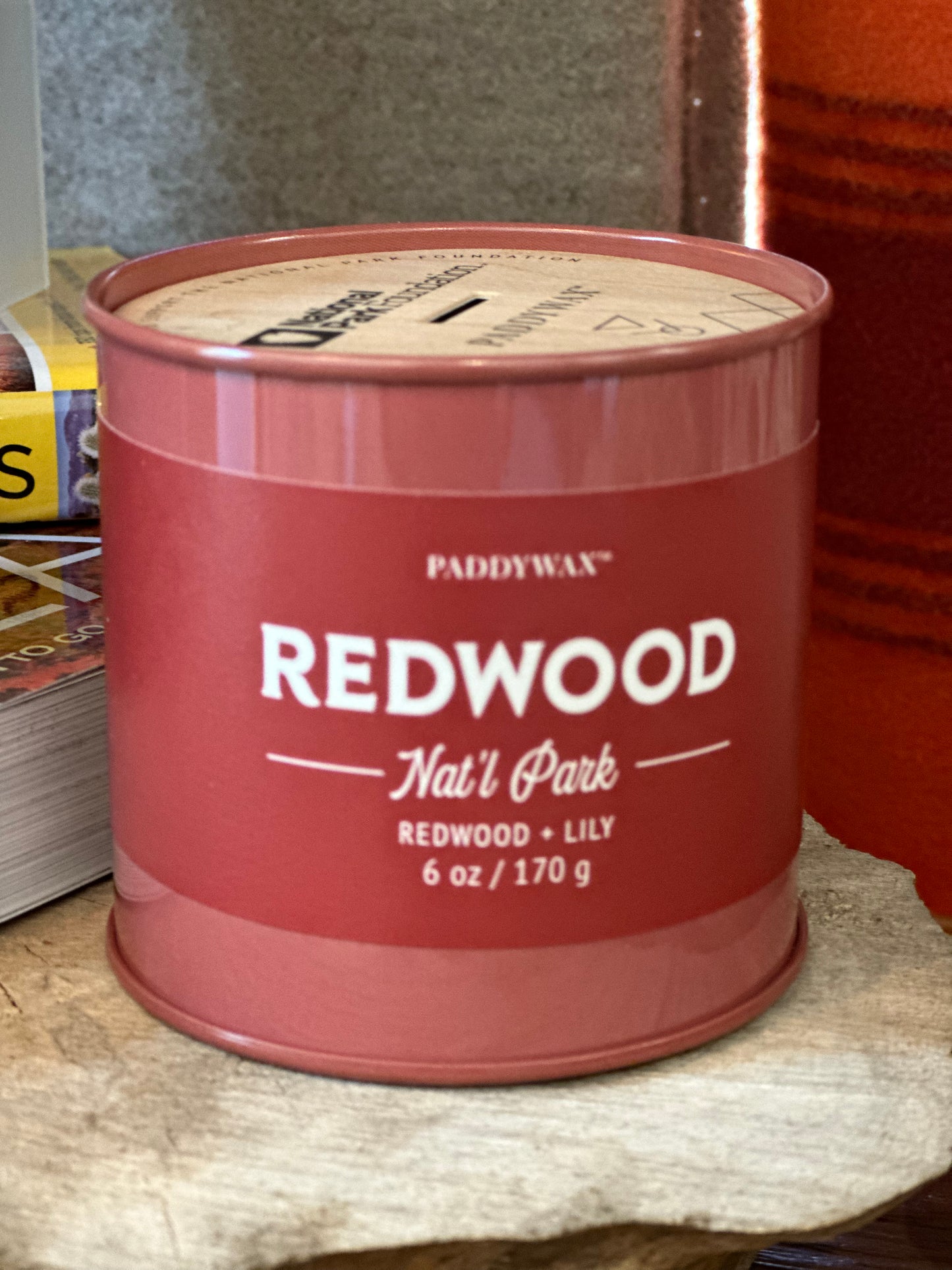 National Parks + Paddywax 6 oz. Woodwick Candle