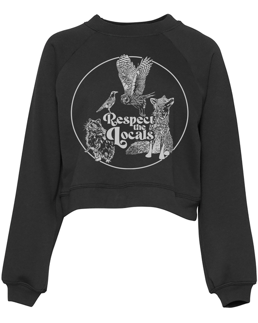 Respect the Locals Crop Sweatshirt