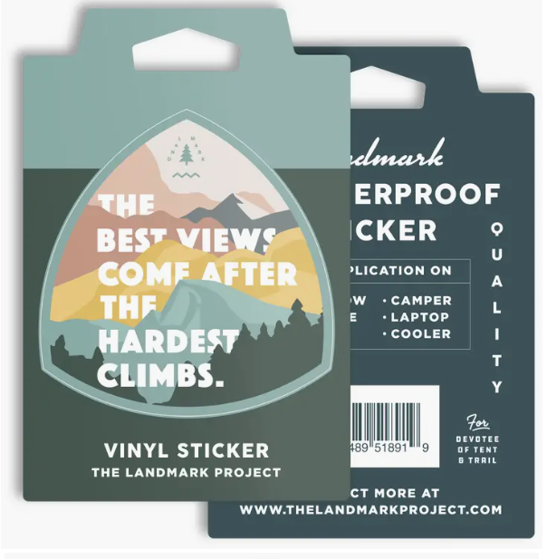 Hardest Climb Sticker