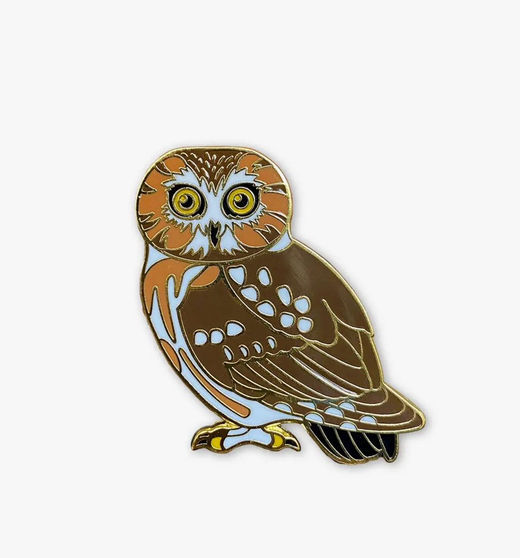Enamel Bird Pins That Give Back