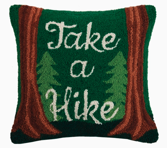 Take a Hike Hook Pillow