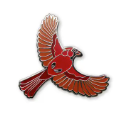 Enamel Bird Pins That Give Back