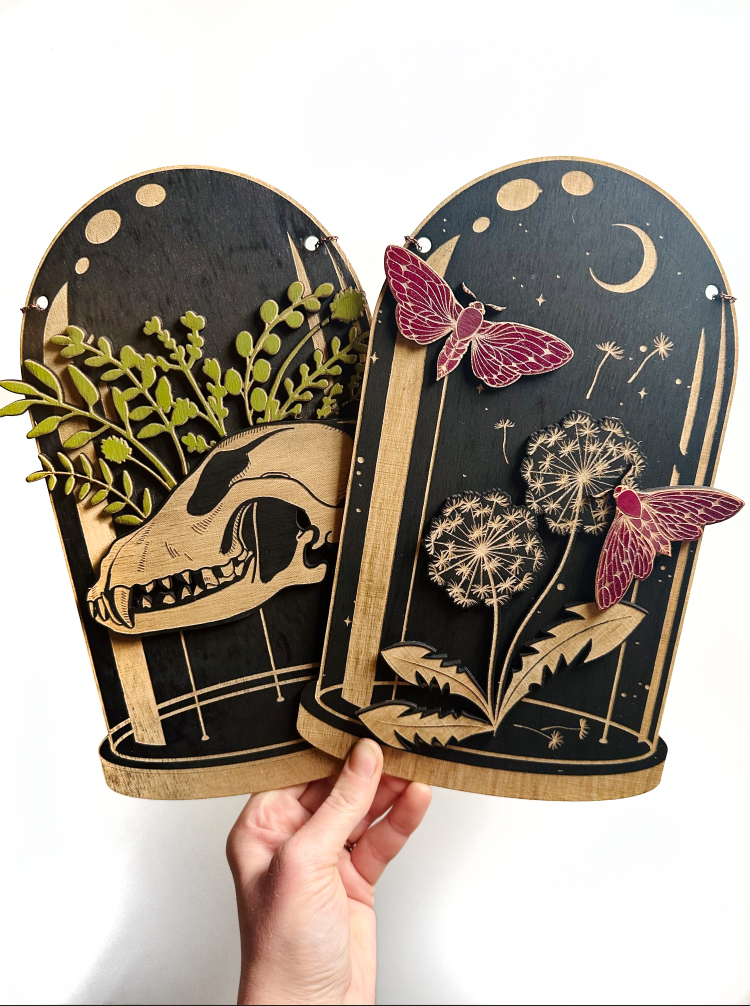 Dandelion Moth Curiosities Dome