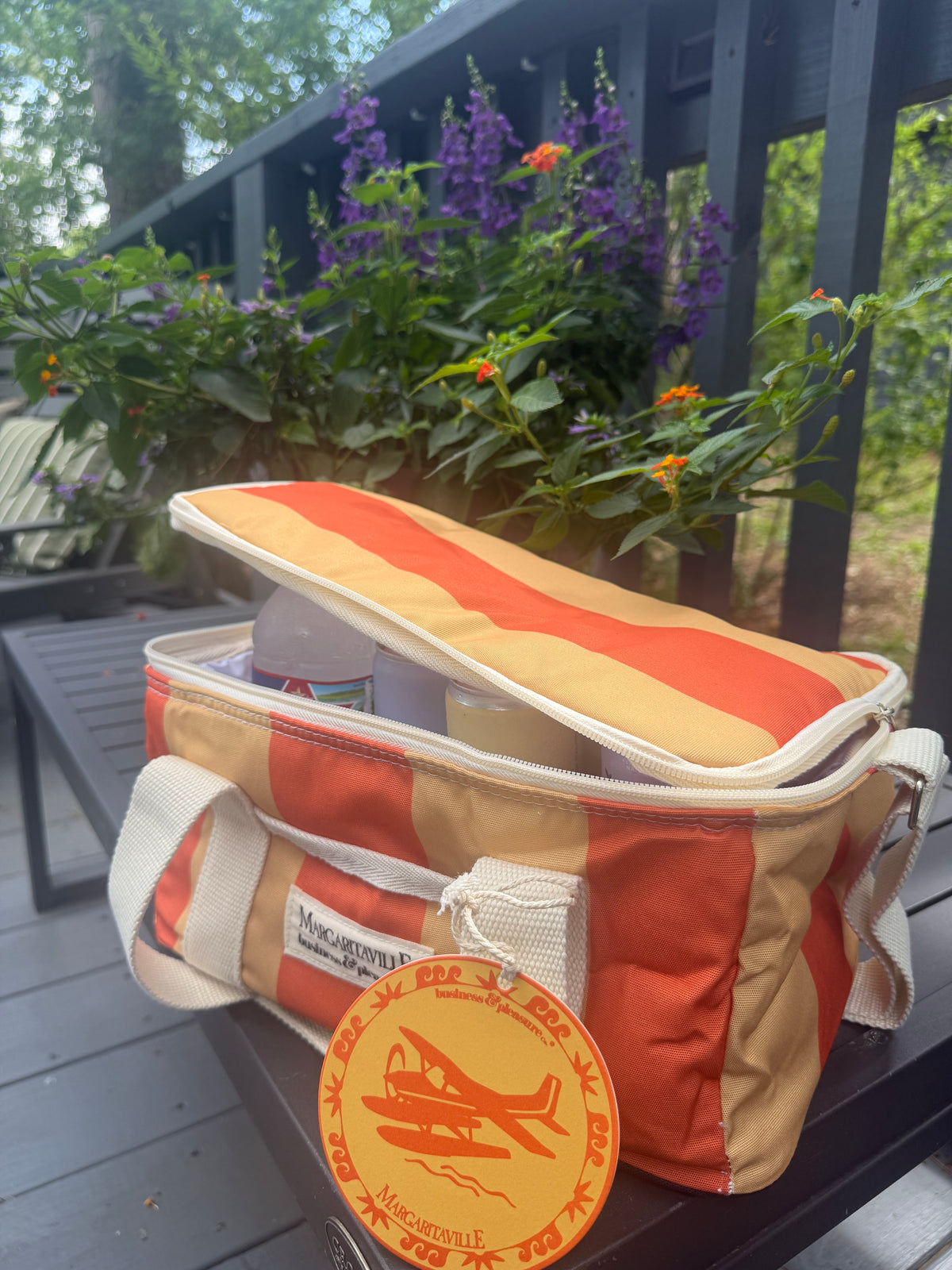 Cabana Cooler Bag with Premium Refreshments