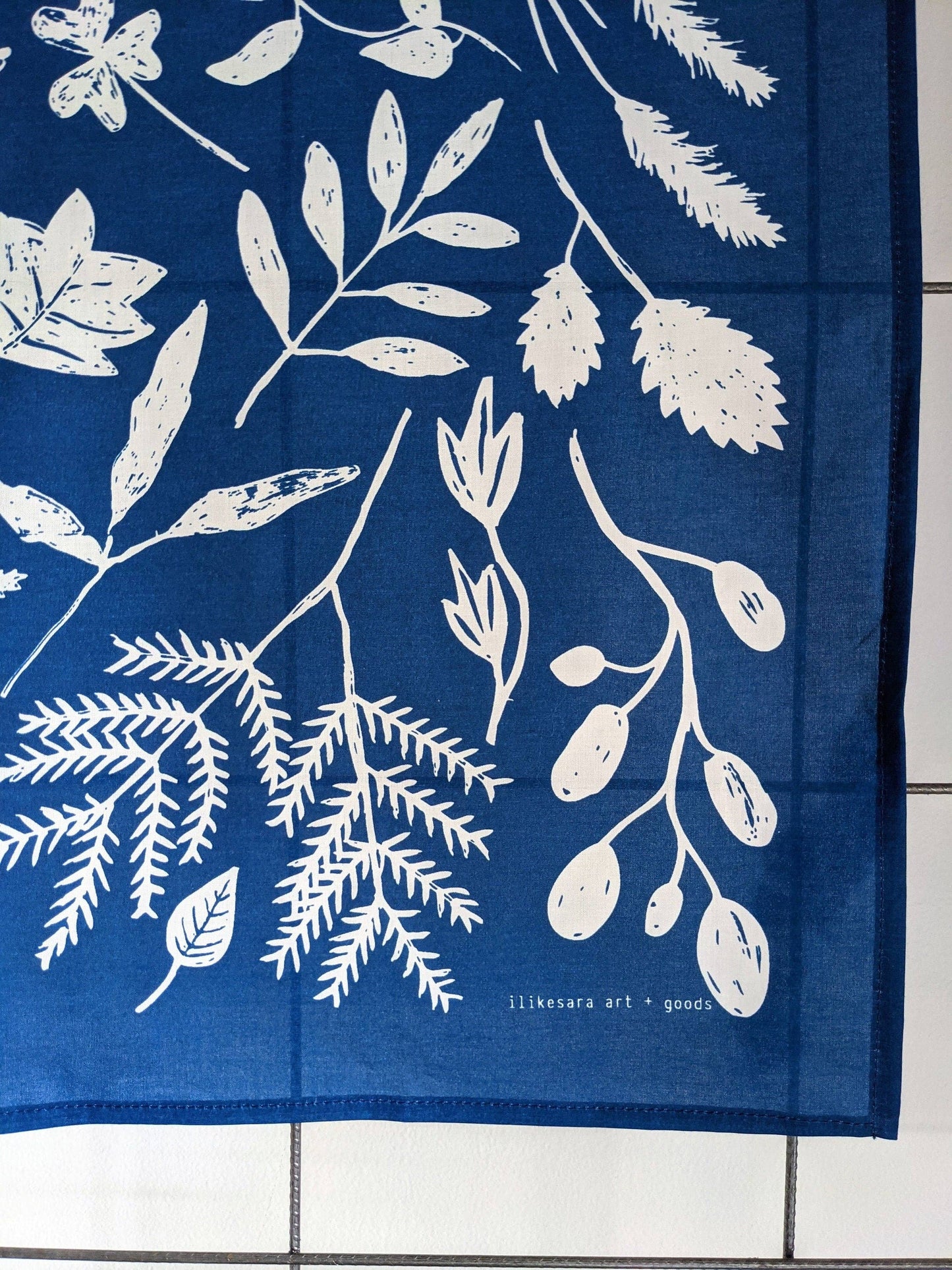 Indigo Sunprint Bandana