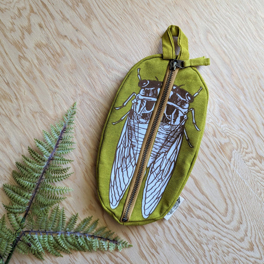 Cicada Zippered Bag