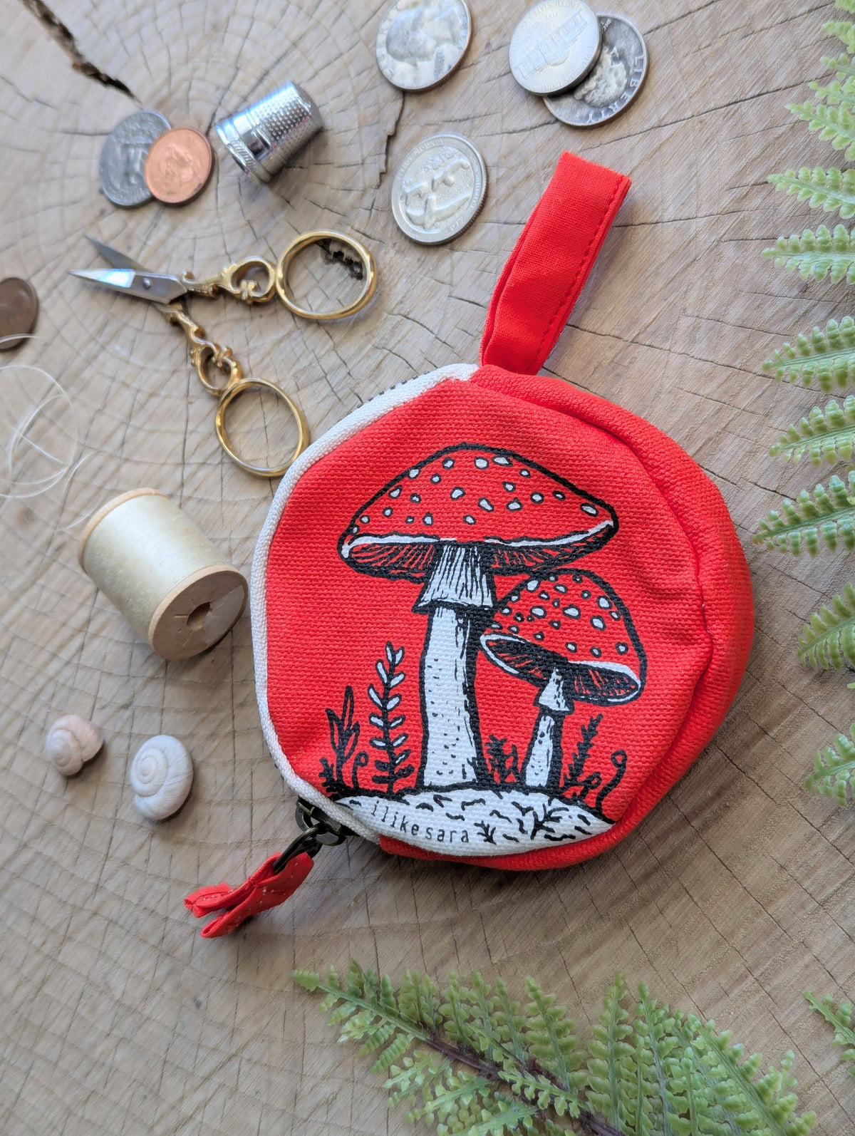 Mushroom Coin Pouch