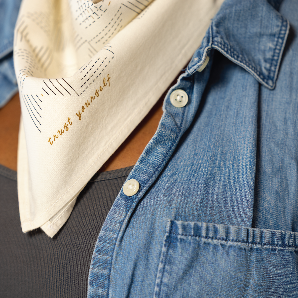 “Trust Yourself” Cotton Bandana