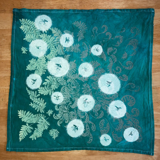 Fireflies and Ferns Tea Towel