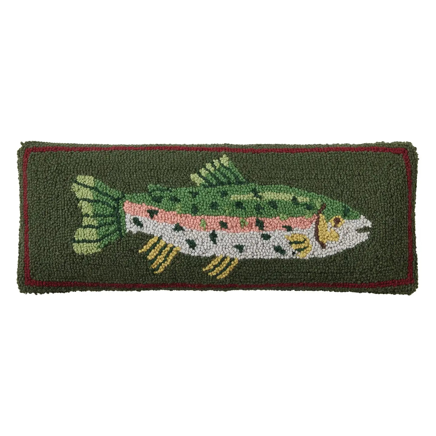 Hike House Trout Hook Pillow