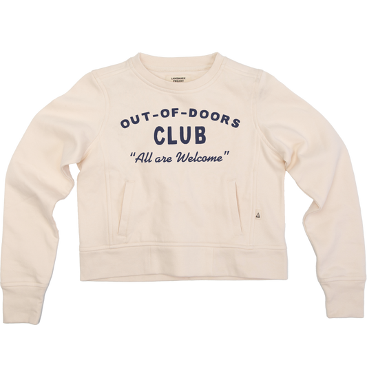 Out-of-Doors Club Crop Sweatshirt