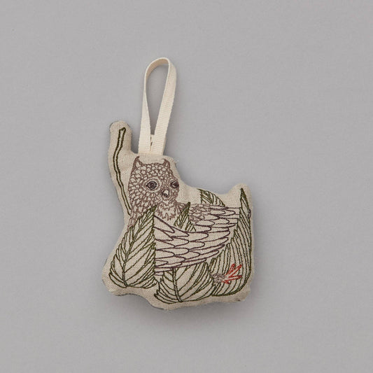 Leaf Owl Ornament