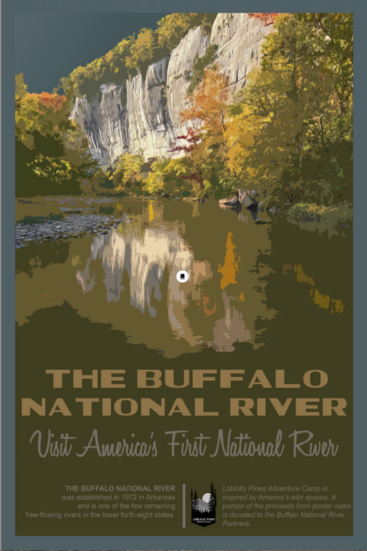 National Park Poster-Buffalo River